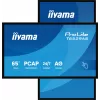 iiyama T6529AS-B1AG Signage Display Kiosk Design 163,8 cm (64,5 Zoll) LED Wi-Fi 420 cd/m² 4K Ultra HD Schwarz Touchscreen Integrierter Prozessor Android 24/7