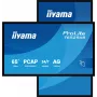 iiyama T6529AS-B1AG Signage Display Kiosk Design 163,8 cm (64,5 Zoll) LED Wi-Fi 420 cd/m² 4K Ultra HD Schwarz Touchscreen Integrierter Prozessor Android 24/7