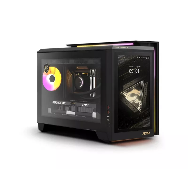 MSI MEG Vision X AI 2NVV7-009AT Intel Core Ultra 7 265K 32 GB DDR5-SDRAM 2 TB SSD NVIDIA GeForce RTX 5080 Windows 11 Home Desktop PC Schwarz