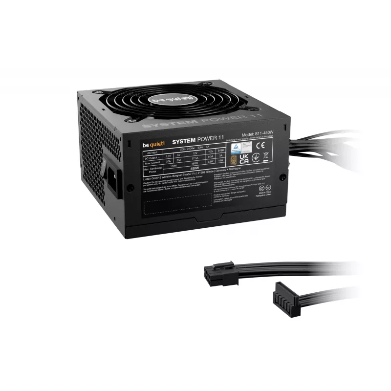 be quiet System Power 11 450W Netzteil 20+4 Pin ATX ATX Schwarz