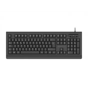 Conceptronic KAYNE01ES USB-Tastatur mit Smart-ID-Kartenleser, spanisches Layout