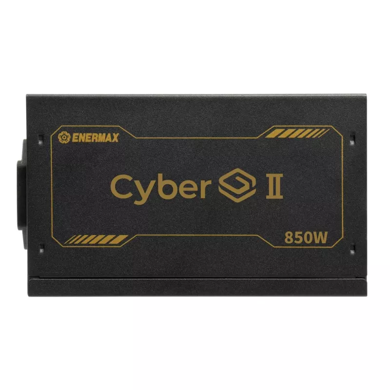 Enermax CyberG II ERV850G-AHG-NAC PC-Netzteil, 850 W, 80 Plus Gold, nicht modular, ATX, 12-Pin-High-Power-GPU-Anschluss, Schwarz