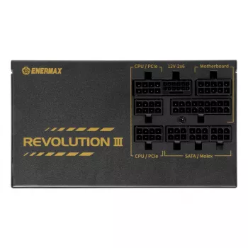 ENERMAX Power Supply Revolution III 750 Watt 80 Plus Gold Fully Modular ATX 3.1
