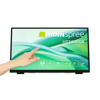 Hannspree HT240CUA Computermonitor 60,5 cm (23,8 Zoll) 1920 x 1080 Pixel Full HD LED Touchscreen Schwarz