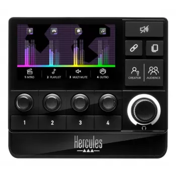 Hercules Stream 200 XLR Schwarz 9 Tasten