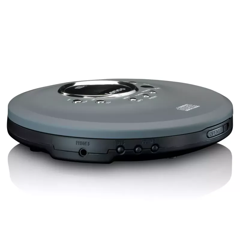 Persönlicher CD-Player Lenco CD-400GY Anthrazit MP3-Unterstützung Stoßfest 40s