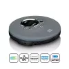 Persönlicher CD-Player Lenco CD-400GY Anthrazit MP3-Unterstützung Stoßfest 40s