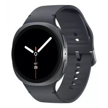 Samsung Galaxy Watch 8 3,81 cm (1,5 Zoll) AMOLED 44 mm Digital 480 x 480 Pixel Touchscreen Graphit WLAN GPS (Satellit)