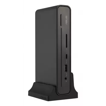 ASUS Triple Display USB-C Dock Duo DC301 Kabelgebunden Schwarz