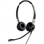 Jabra BIZ 2400 II Duo, Kabelgebunden, Büro/Callcenter, 77 g, Headset, Schwarz, Silber