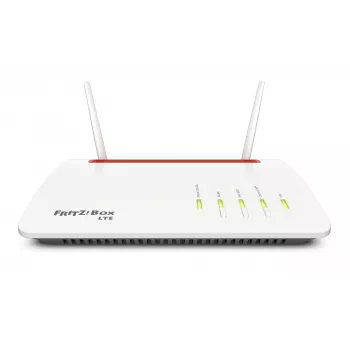 Box FRITZ 6890 LTE Wireless Router Gigabit Ethernet Dual-Band (2,4 GHz / 5 GHz) 4G Schwarz, Rot, Weiß