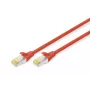 DIGITUS Patchkabel - CAT6a - S/FTP - Snagless - Cu - 10m - rot