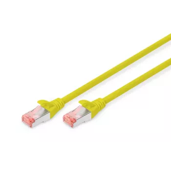 DIGITUS Patchkabel Kupferleiter - CAT6 - S/FTP - Rastnasenschutz - 5 m - gelb