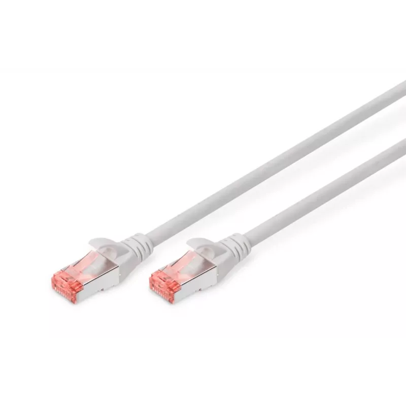 DIGITUS Patchkabel - CAT6 - S/FTP - Snagless - Cu - 10 m - grau