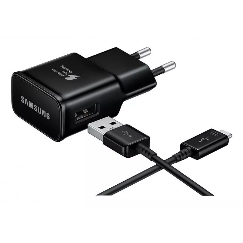 Samsung EP-TA20EBECGWW 15 W Schnellladegerät mit USB-C-Kabel, 1,5 m, Schwarz