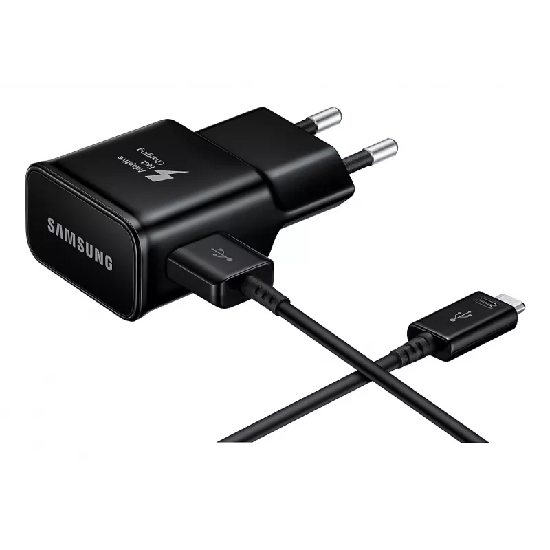 Samsung EP-TA20EBECGWW 15 W Schnellladegerät mit USB-C-Kabel, 1,5 m, Schwarz