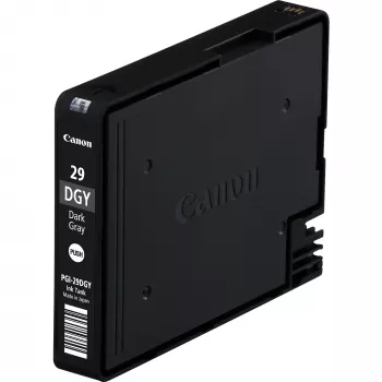 Canon PGI-29DGY Dunkelgrau Tintenpatrone, Dunkelgrau, Pigmenttinte, 1 Stk., 670 Seiten