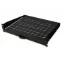 DIGITUS 2HE ausziehbarer Fachboden zum Festeinbau, 88x483x352 mm, bis 30 kg, grau (RAL 7035)