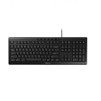 CHERRY STREAM Tastatur Büro USB QWERTY US-Englisch Schwarz