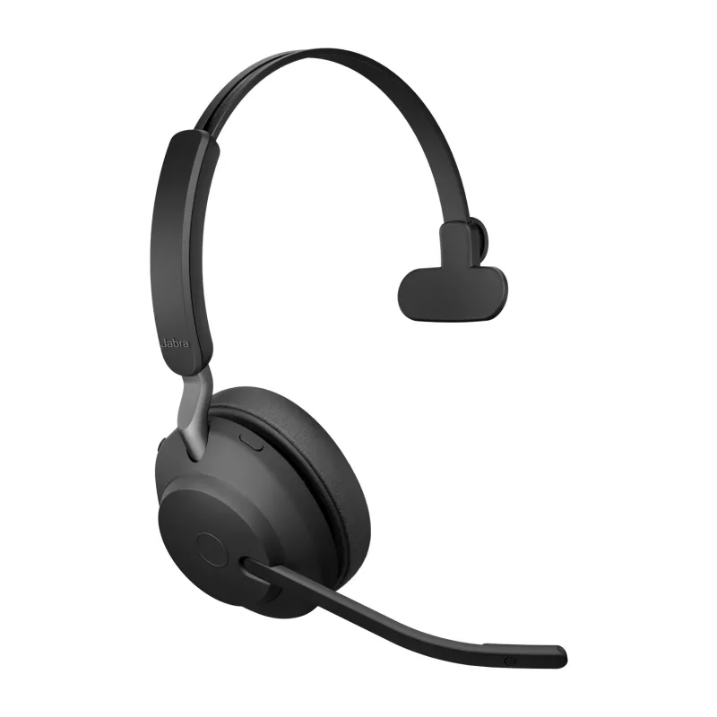 Jabra Evolve2 65 USB-C UC Mono - Schwarz, kabellos, Büro/Callcenter, 20 - 20000 Hz, 99,2 g, Headset, Schwarz