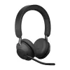 Jabra Evolve2 65 USB-A Schwarz UC Ladegerät Stereo, Kabellos, Büro/Callcenter, 20 - 20000 Hz, 176,4 g, Headset, Schwarz