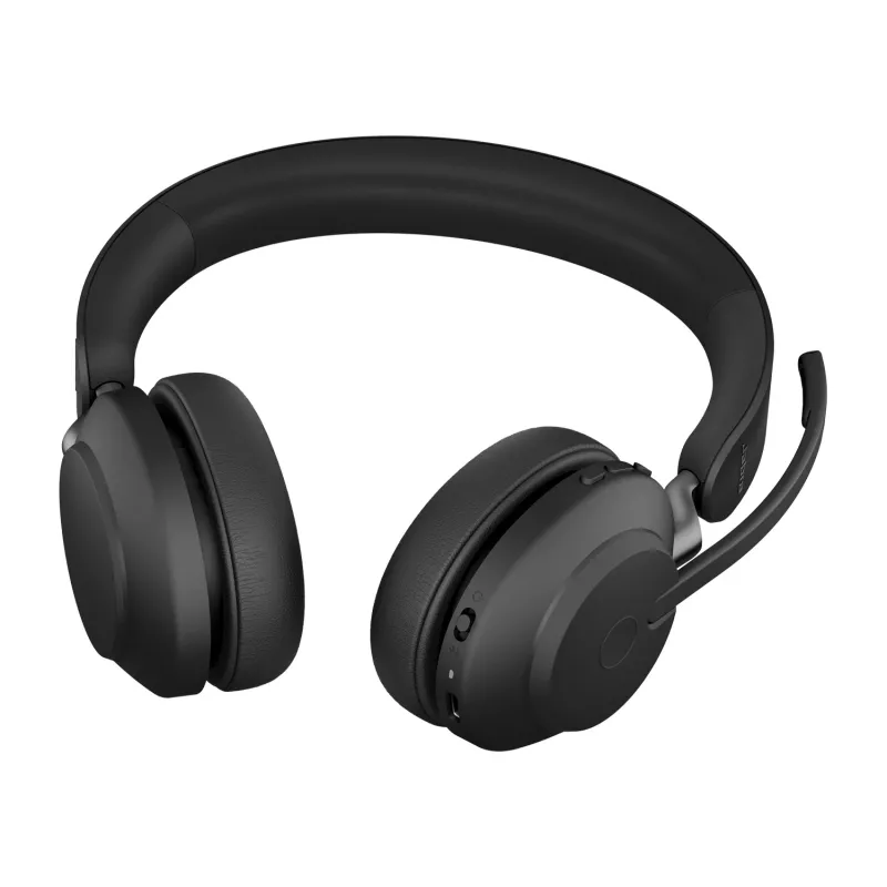 Jabra Evolve2 65 USB-A Schwarz UC Ladegerät Stereo, Kabellos, Büro/Callcenter, 20 - 20000 Hz, 176,4 g, Headset, Schwarz