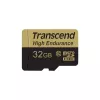Flash-Speicher Transcend 32 GB MicroSDHC Klasse 10 Adapter TS32GUSDHC10