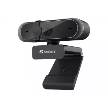 Sandberg USB Webcam Pro, 5 MP, 2592 x 1944 Pixel, Full HD, 30 fps, 1920x1080@30fps, 2595x1944@30fps, 1080p