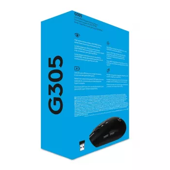 Logitech G305 Lightspeed kabellose Gaming-Maus, Schwarz