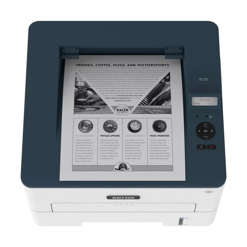 Xerox B230 A4 34ppm Wireless Duplex Drucker PCL5e/6 2 Papierfächer insgesamt 251 Blatt