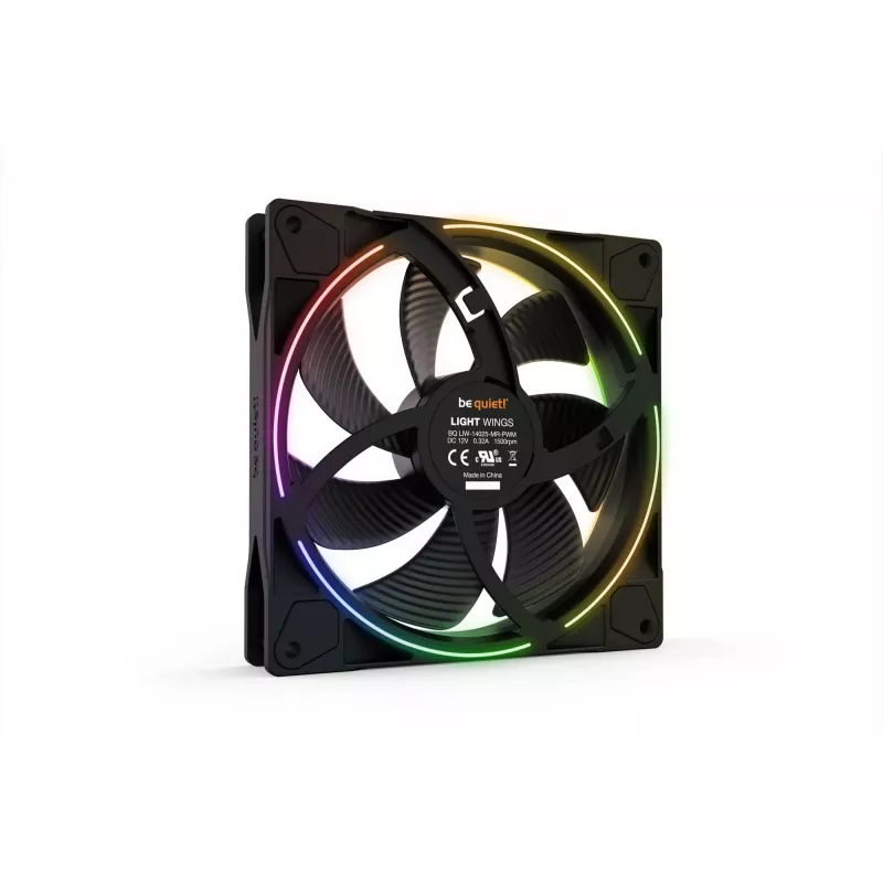 be quiet! Light Wings 140mm ARGB PWM Lüfter Schwarz