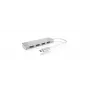 ICY BOX IB-HUB1425-C3 USB 3.2 Gen 1 (3.1 Gen 1) Type-C 5000 Mbit/s Silber