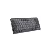 LOGITECH Mx Mechanical Mini Minimalist Wireless Illuminated Tastatur - Graphite Tactile Quiet Qwertz Deutsch