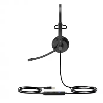 Yealink UH34 Mono Teams Headset, Kabelgebunden, Büro/Callcenter, 20 - 20000 Hz, 88 g, Headset, Schwarz