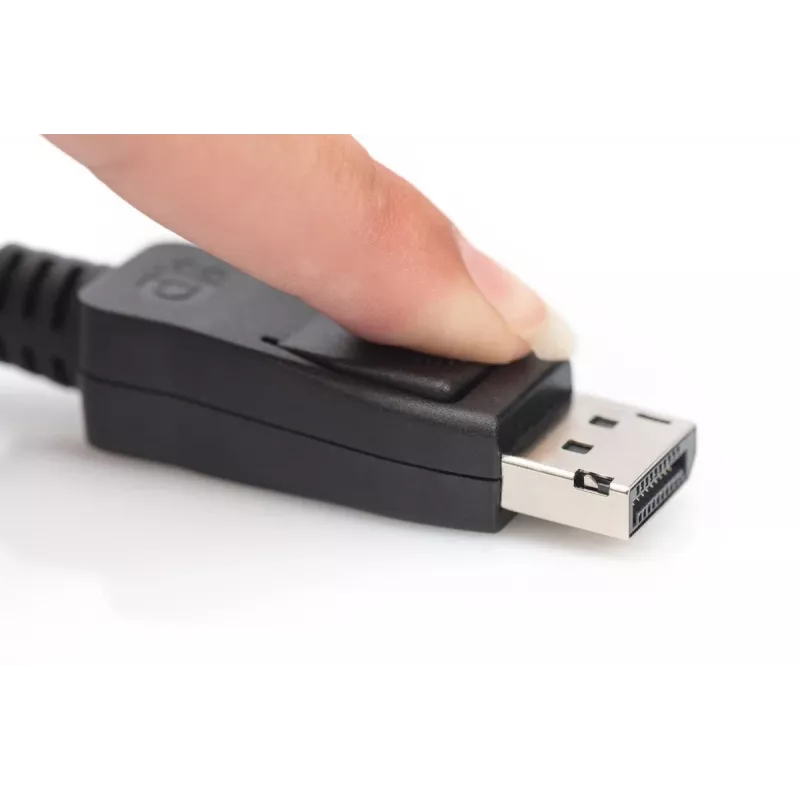 DIGITUS DisplayPort-Kabel, M/M, 1m Ultra HD 8K, Vers. 1.3/1.4, Standard