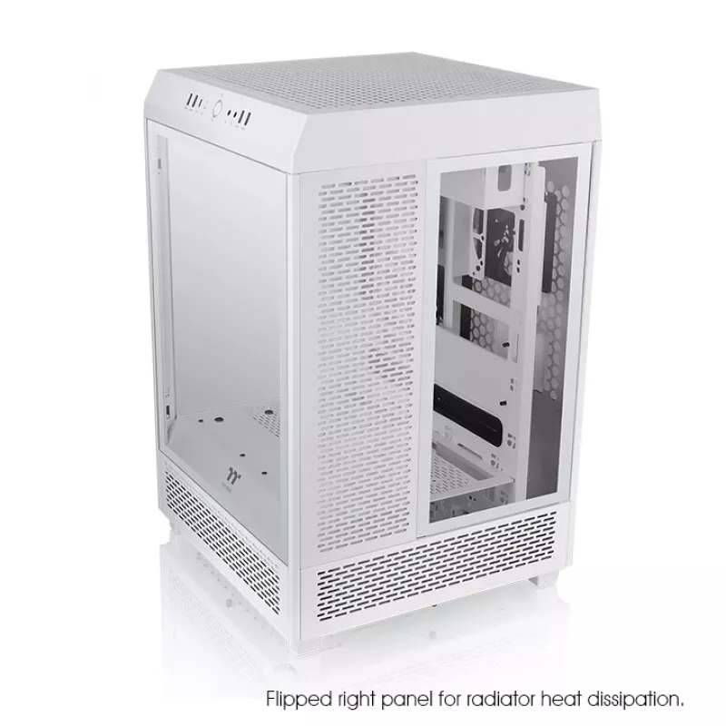 Thermaltake Ceres 500 TG ARGB Snow Midi-Tower PC-Gehäuse, Weiß