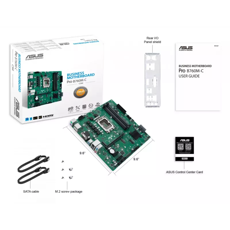 ASUS PRO B760M-C-CSM Intel B760 LGA 1700 micro ATX