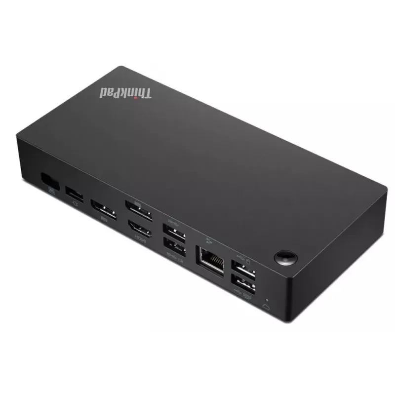 Lenovo ThinkPad Universal Thunderbolt 4 Smart Dock Kabelgebunden Schwarz 40 Gbit/s 100 W