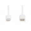 DIGITUS DB-600109-020-W USB-C-auf-Lightning-Kabel, MFi-zertifiziert, Power Delivery 2.0, 2 m, weiß