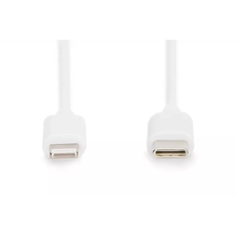 DIGITUS DB-600109-020-W USB-C-auf-Lightning-Kabel, MFi-zertifiziert, Power Delivery 2.0, 2 m, weiß