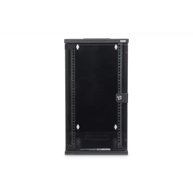 DIGITUS Wandmontagegehäuse 254 mm (10 Zoll) – 312 x 300 mm (B x T) Schwarz