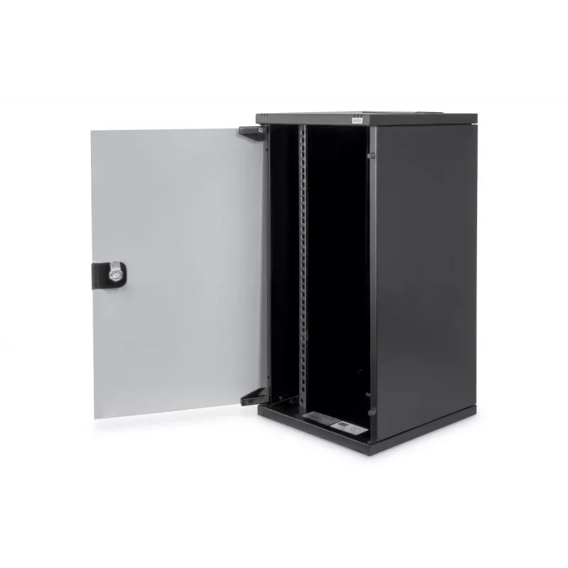 DIGITUS Wandmontagegehäuse 254 mm (10 Zoll) – 312 x 300 mm (B x T) Schwarz