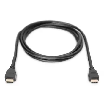 DIGITUS HDMI Ultra High Speed Verbindungskabel, Typ A M/M, 1m mit Ethernet, UHD 8K 60p, schwarz