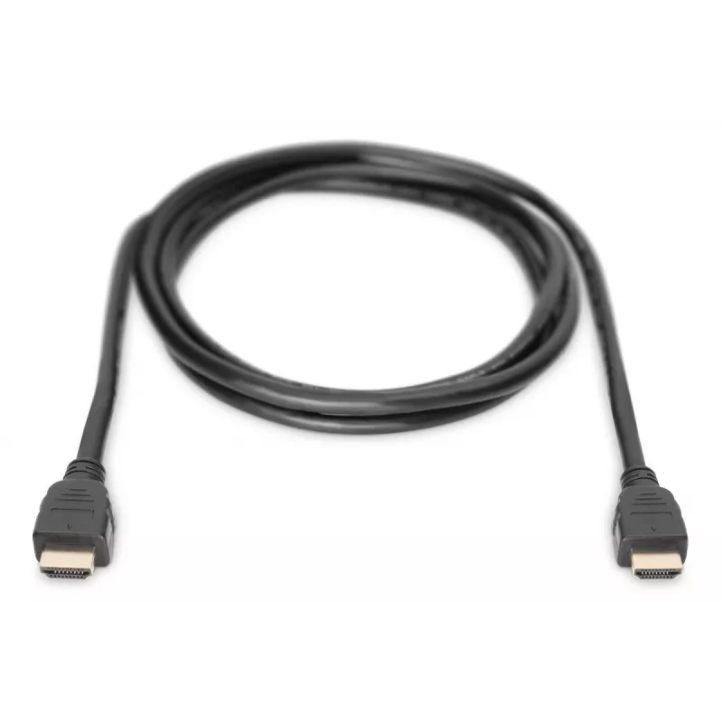 DIGITUS HDMI Ultra High Speed Verbindungskabel, Typ A M/M, 1m mit Ethernet, UHD 8K 60p, schwarz