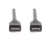 DIGITUS HDMI Ultra High Speed Verbindungskabel, Typ A M/M, 1m mit Ethernet, UHD 8K 60p, schwarz