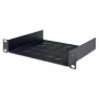DIGITUS 1HE 10-Zoll-Fachboden, 44x254x200 mm, schwarz (RAL 9005)