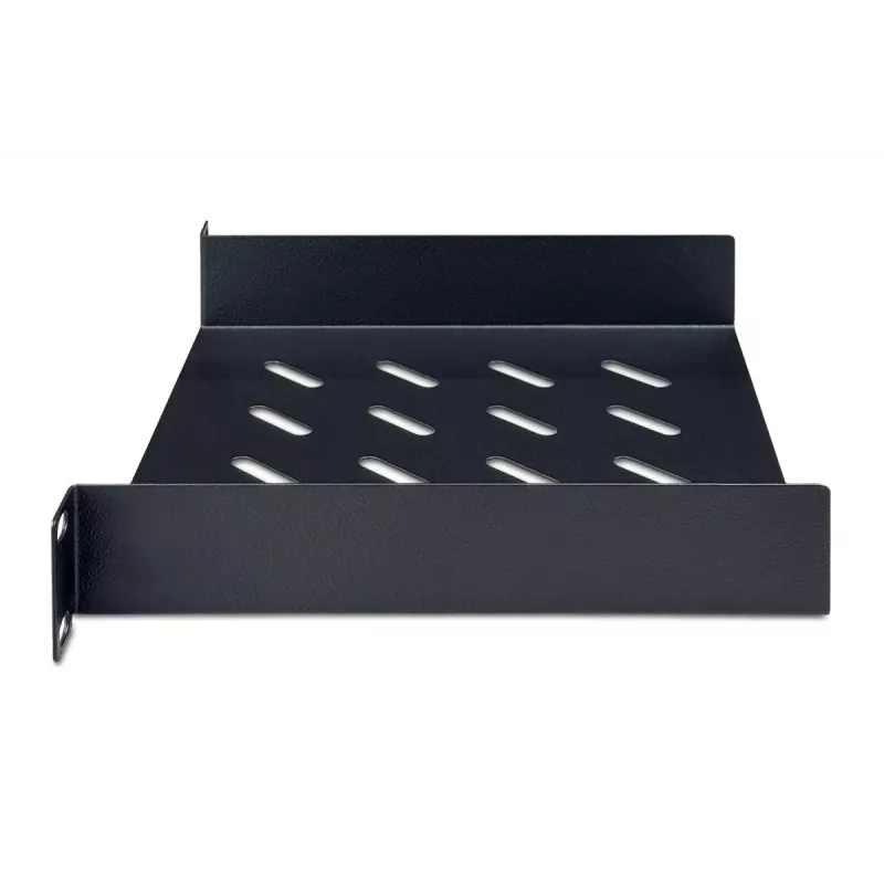 DIGITUS 1HE 10-Zoll-Fachboden, 44x254x200 mm, schwarz (RAL 9005)