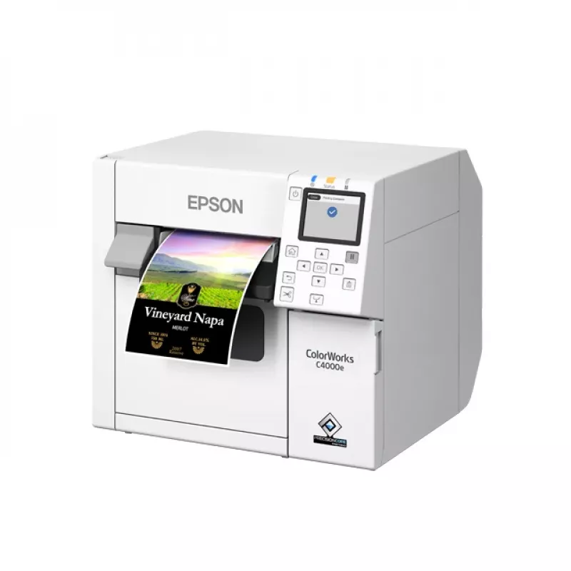Epson CW-C4000e (bk) Etikettendrucker Tintenstrahl Farbe 1200 x 1200 DPI 102 mm/s Kabelgebunden