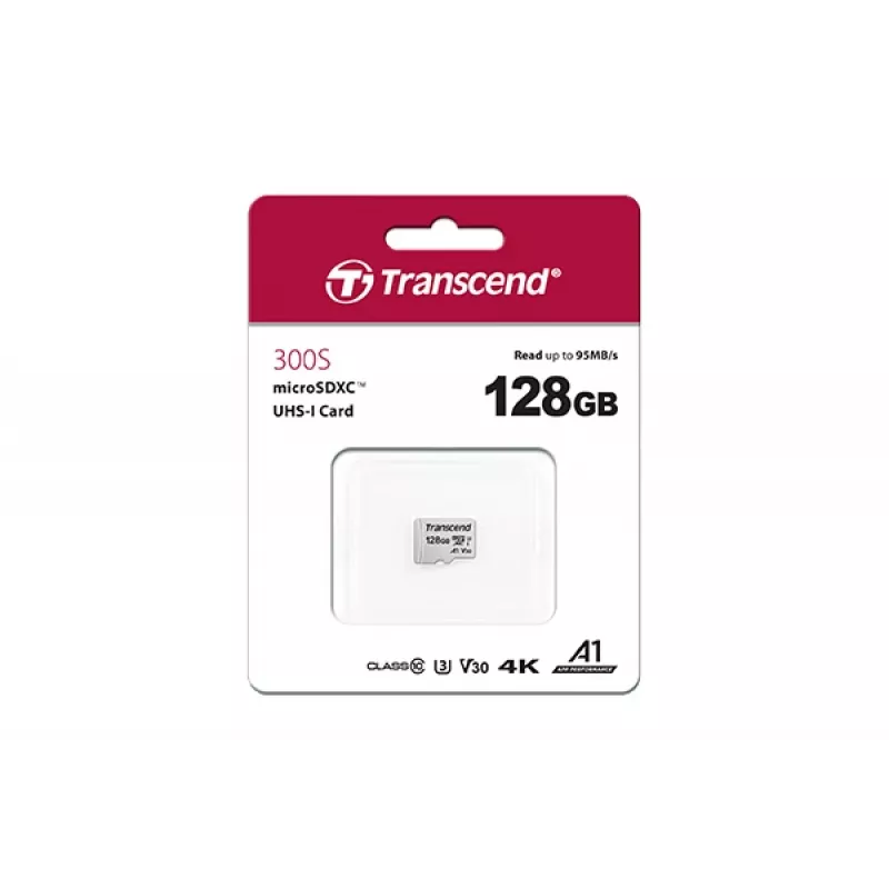 TRANSCEND Micro-SDXC-Karte 300S 128GB UHS-I U3 ohne Adapter