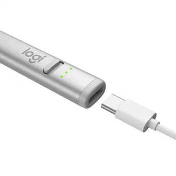 LOGITECH Crayon Digitaler Stift USB-C Silber